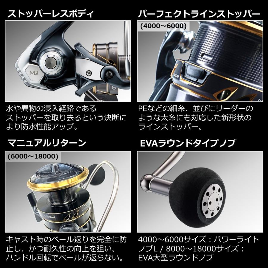 DAIWA（ダイワ） 22カルディア SW 4000D-CXH（CALDIA） : フィッシング