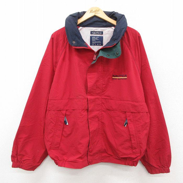 NAUTICA（ノーティカ） XL/古着 長袖 ブランド ナイロン ジャケット