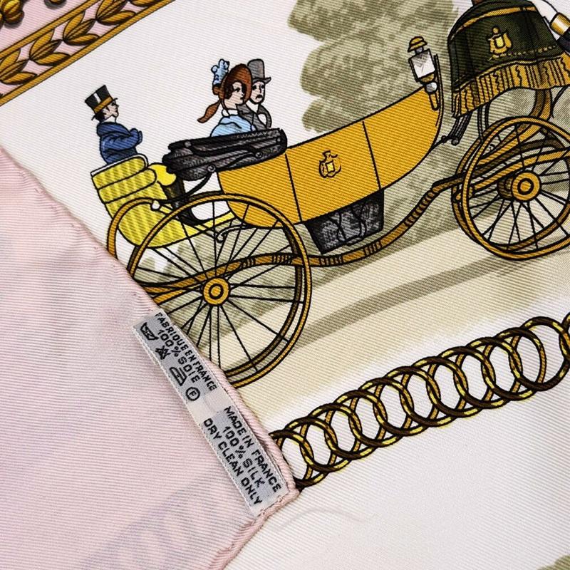 HERMES（エルメス） スカーフ カレ90 90cm シルク 100％ LA PROMENADE