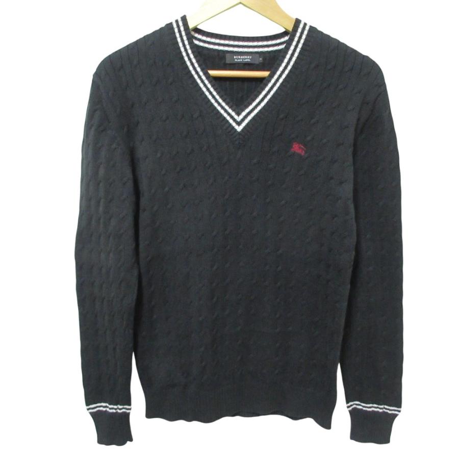 BURBERRY BLACK LABEL（バーバリーブラックレーベル） 良品 Vネック