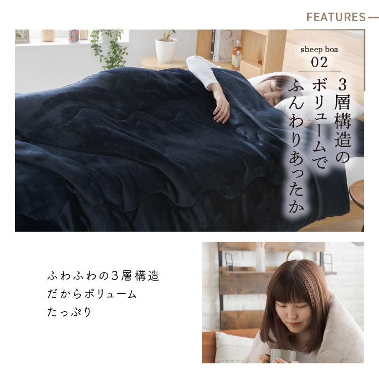 IRIS OHYAMA（アイリスオーヤマ） 掛け布団 シングル 暖かい 毛布 布団