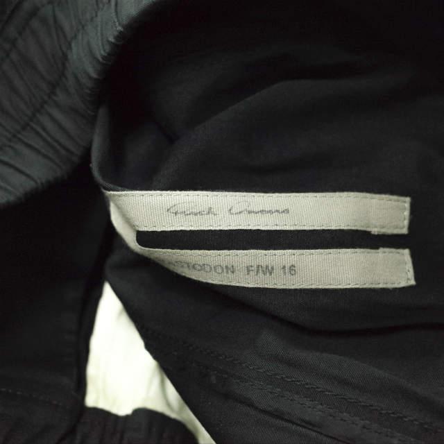 Rick Owens リックオウエンス 16AW イタリア製 DRAWSTRING CROPPED