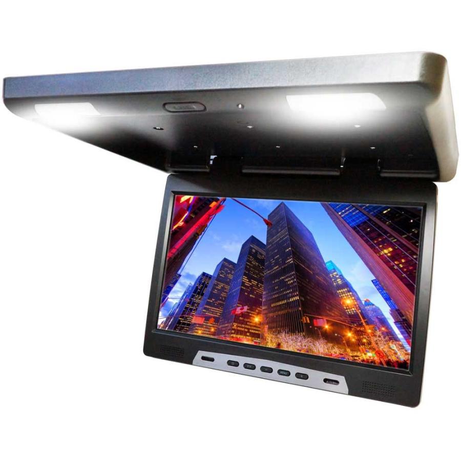 フリップダウンモニター 20インチ 24V バス用 大型 モニター 大画面 高