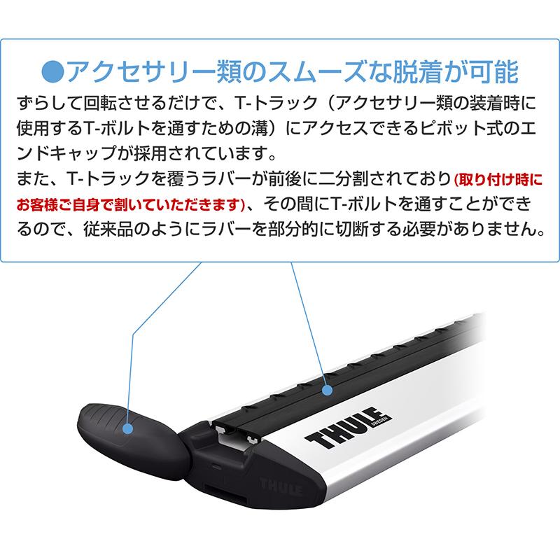 THULE スーリー メルセデスベンツ Aクラス（W176） ルーフキャリア 3点