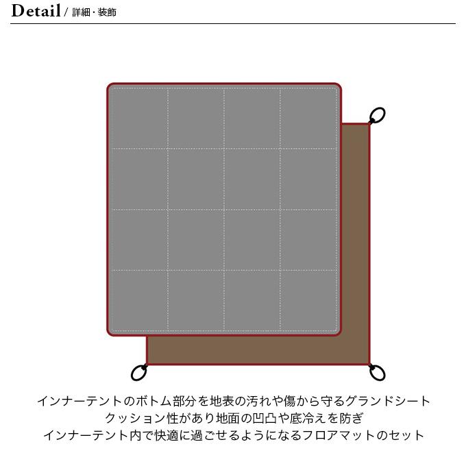 snow peak（スノーピーク） アルファ ブリーズ マットシートセット