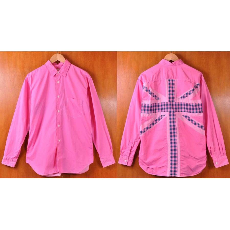 COMME des GARÇONS HOMME オーバーサイズシャツ ピンク S COMME des