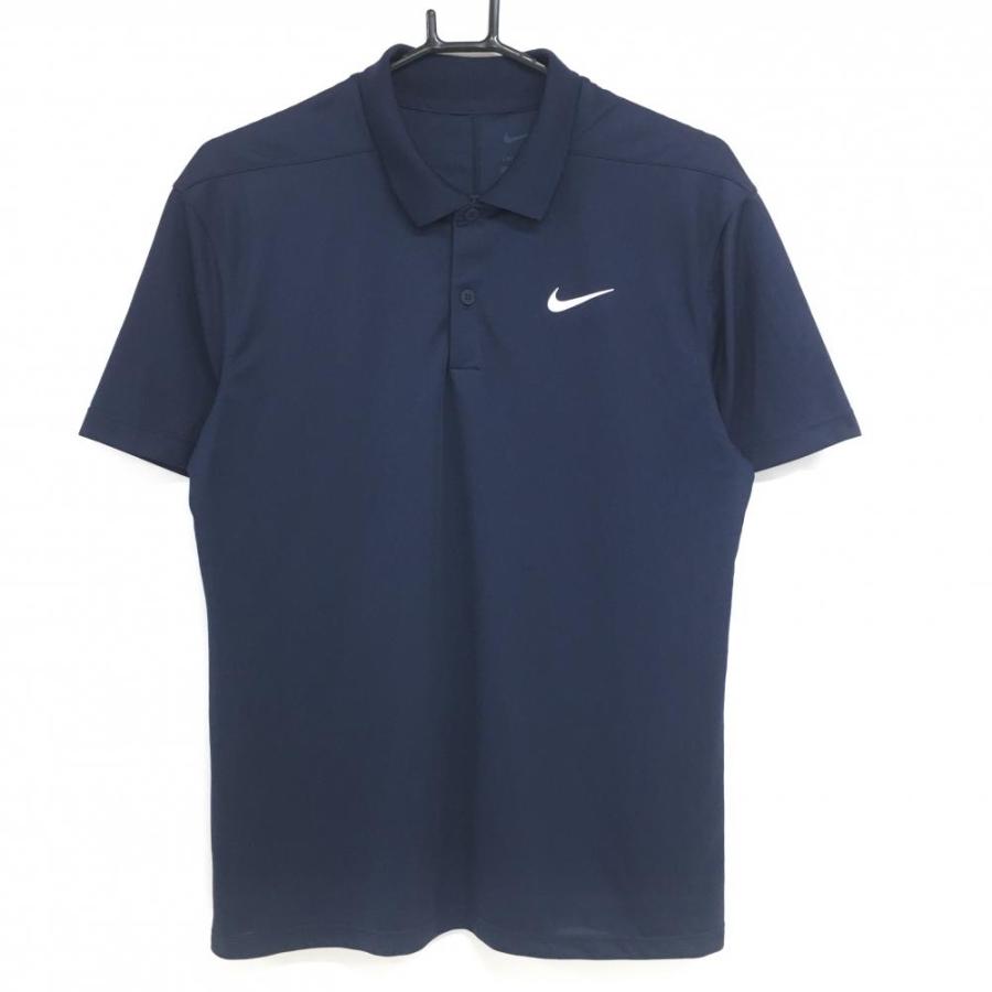 NIKE（ナイキ） 半袖ポロシャツ ネイビー DRI-FIT スリムフィット