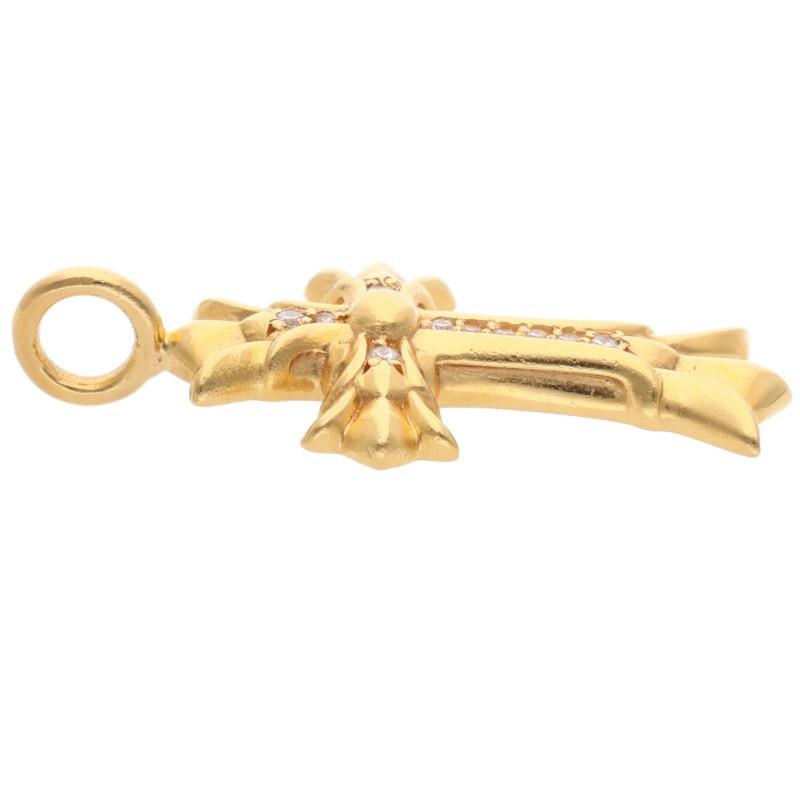 CHROME HEARTS（クロムハーツ） ネックレストップ 22K DBL CH CRS P