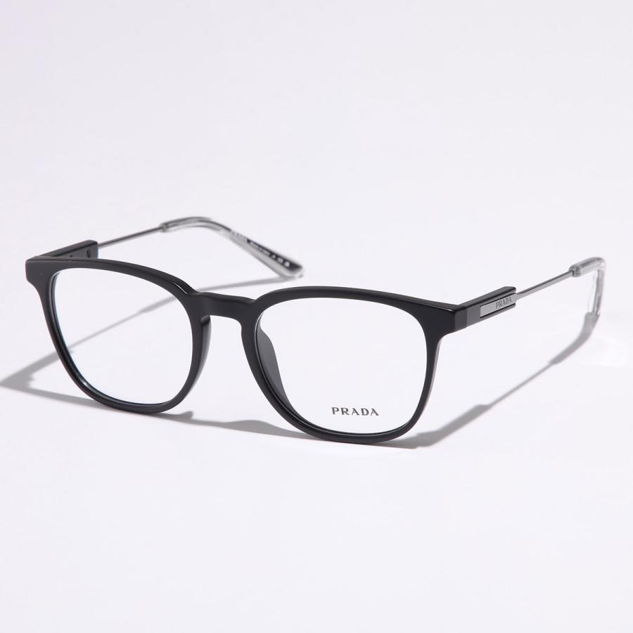 PRADA（プラダ） メガネ VPR 19Z メンズ ウェリントン型 セルフレーム