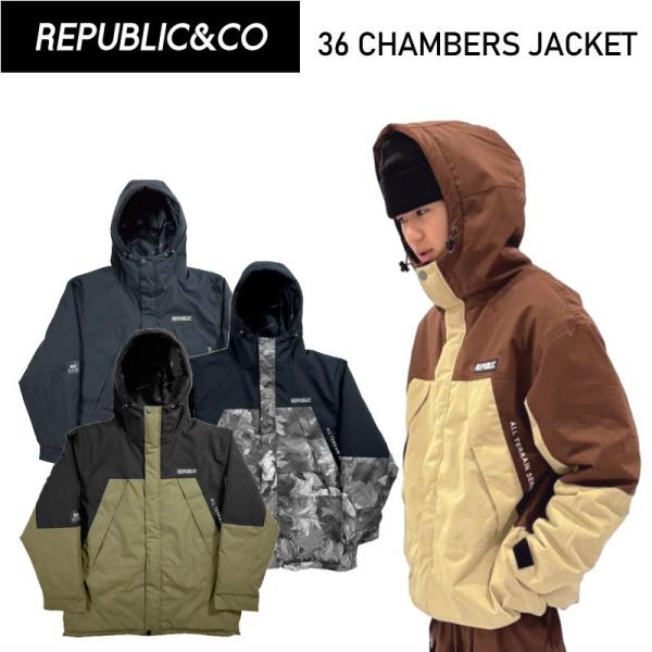 ◎ 24-25 REPUBLIC 36 CHAMBERS JACKET リパブリック スノボウェア