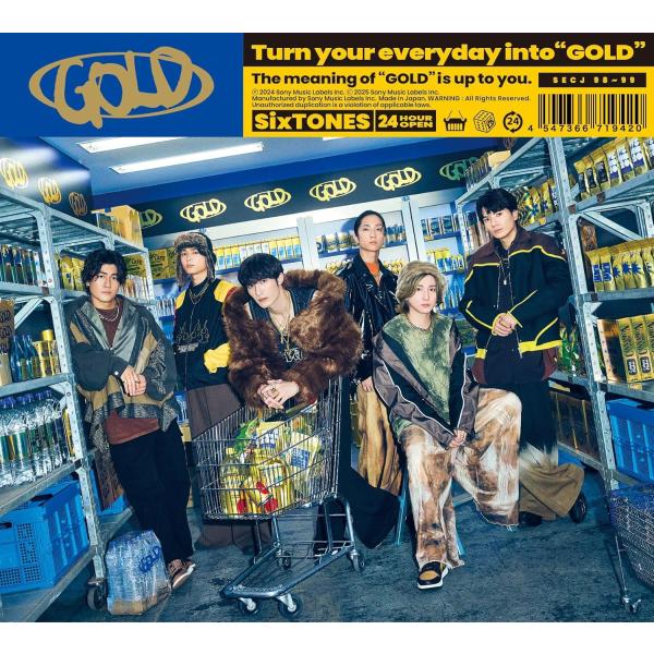 ソニーミュージック（Sony Music） (特典終了) SixTONES GOLD (初回盤A
