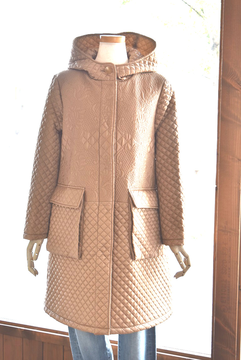 nesessaire(ネセセア) 19AW Quilt embroidery hooded coat | 大阪