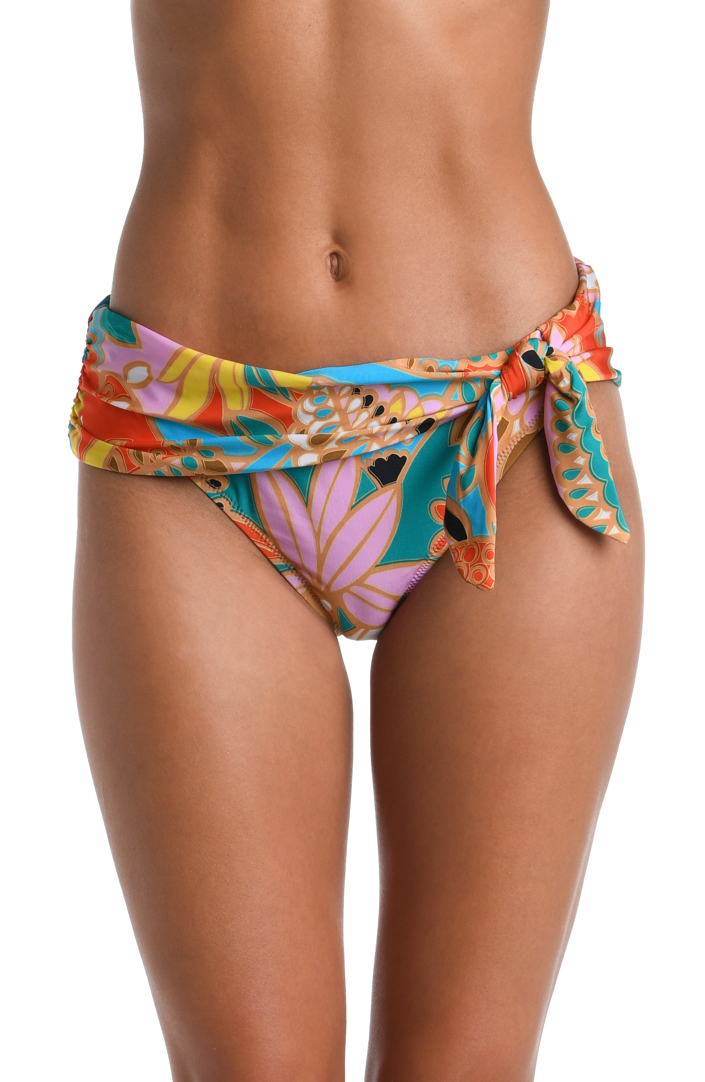 Sunshine 79 Under The Tahitian Sun Over The Shoulder Midkini Top - FIN