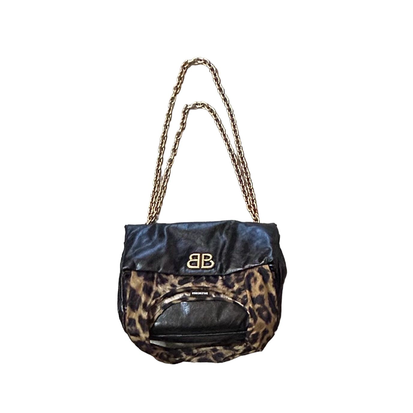 BALENCIAGA - MONACO チェーンバッグ / 3way / レオパード柄ハンドル