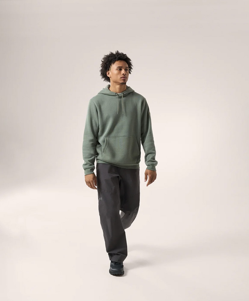 Emblem Fleece Hoody Men's(L(MEN) Forge/フォージ): ARC'TERYX