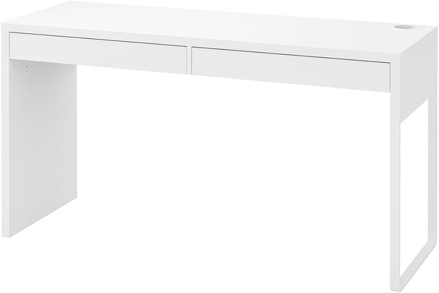 Amazon | IKEA MICKE ホワイトデスク | 机 | 文房具・オフィス用品