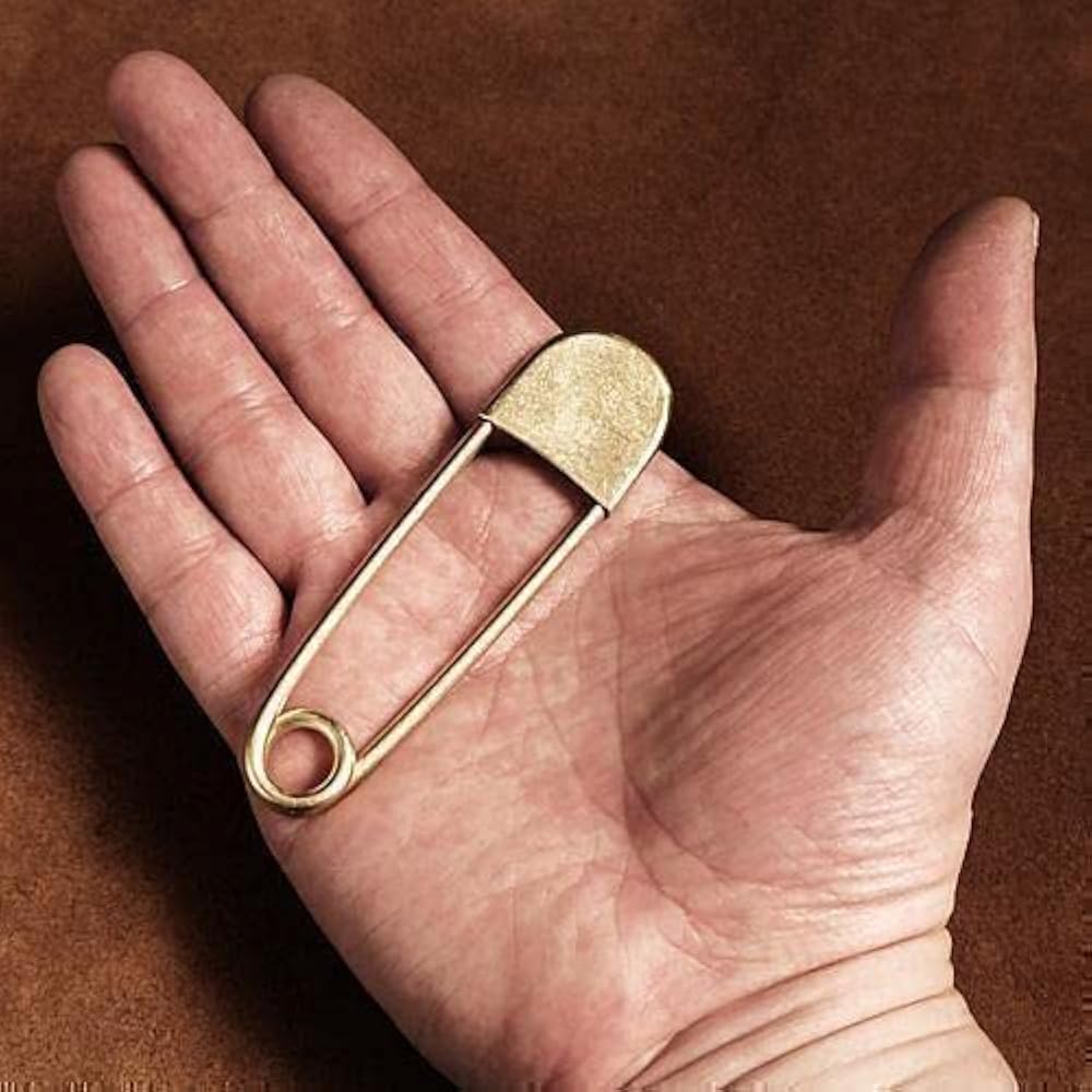 Amazon.co.jp: [BRASS STORE] 真鍮 安全ピン（ビッグサイズ