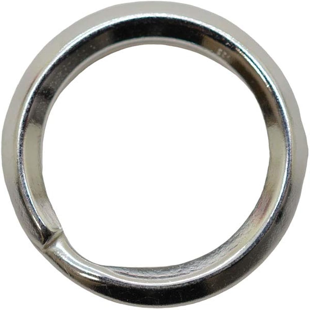 Amazon.co.jp: キーホルダー シルバー925 キーリング19.5mm 二重カン