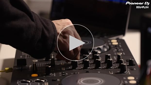 Pioneer DJ DDJ-FLX4 2-deck Rekordbox and Serato DJ Controller