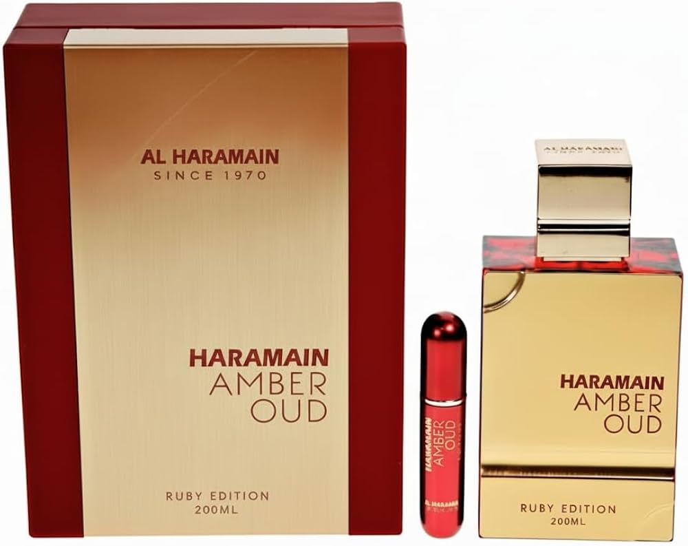 Amazon.com: Al Haramain Amber Oud Ruby Edition Eau De Parfum Spray