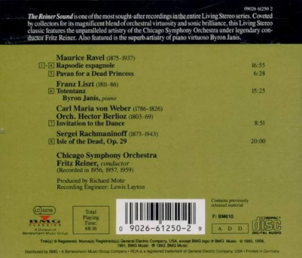 Maurice Ravel, Franz Liszt, Carl Maria von Weber, Sergei
