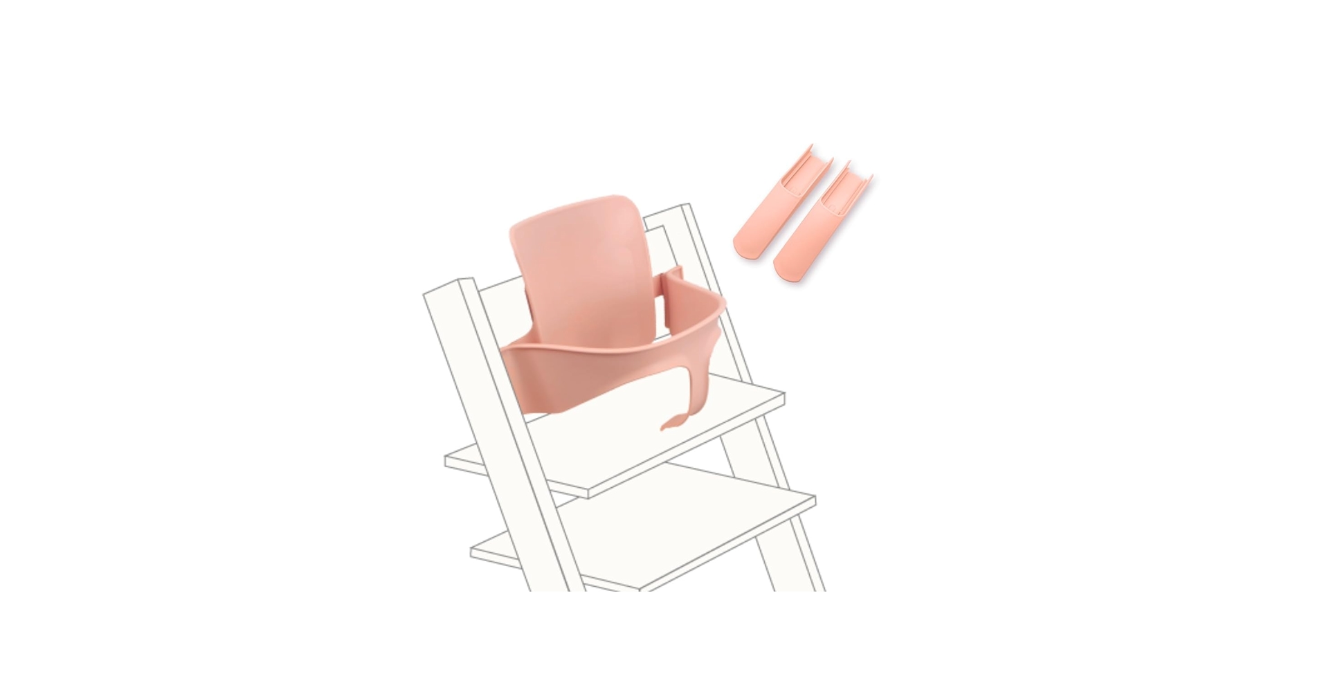 Amazon | Stokke互換品 ストッケ トリップトラップ 専用 ベビーセット