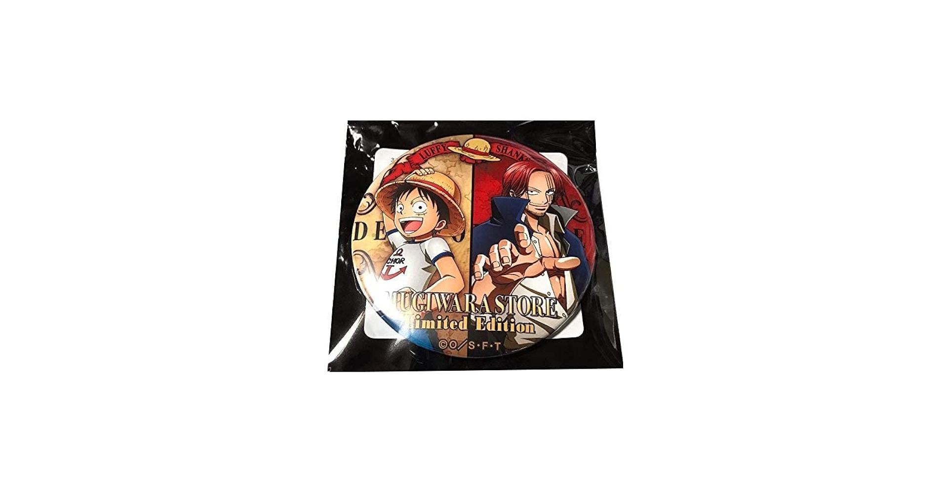 Amazon.co.jp: ワンピース 輩缶バッジ 第1弾 復活総選挙 ver. ルフィ