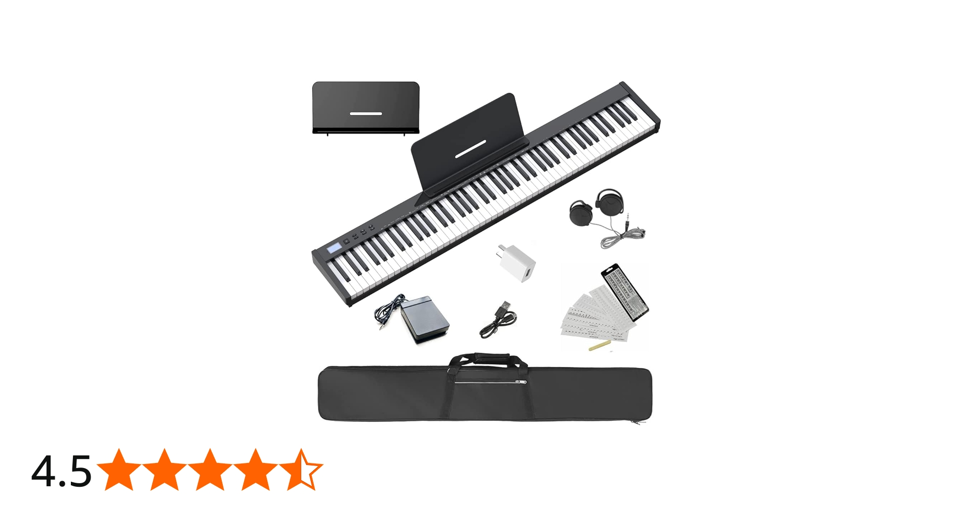 Amazon | ニコマク NikoMaku 電子ピアノ 88鍵盤 SWAN-S 日本語表記