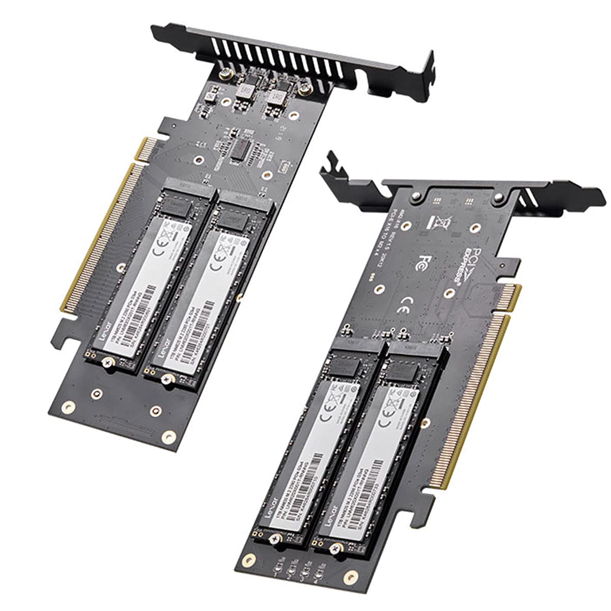 Amazon.com: JEYI Quad NVMe PCIe 4.0 X16 Expansion Card with