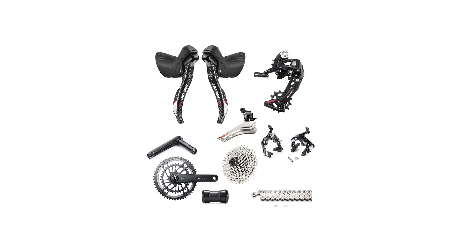 Amazon | SENSAH EMPIRE PRO 炭素繊維GS+カセットテープ/28 T/32 T/34
