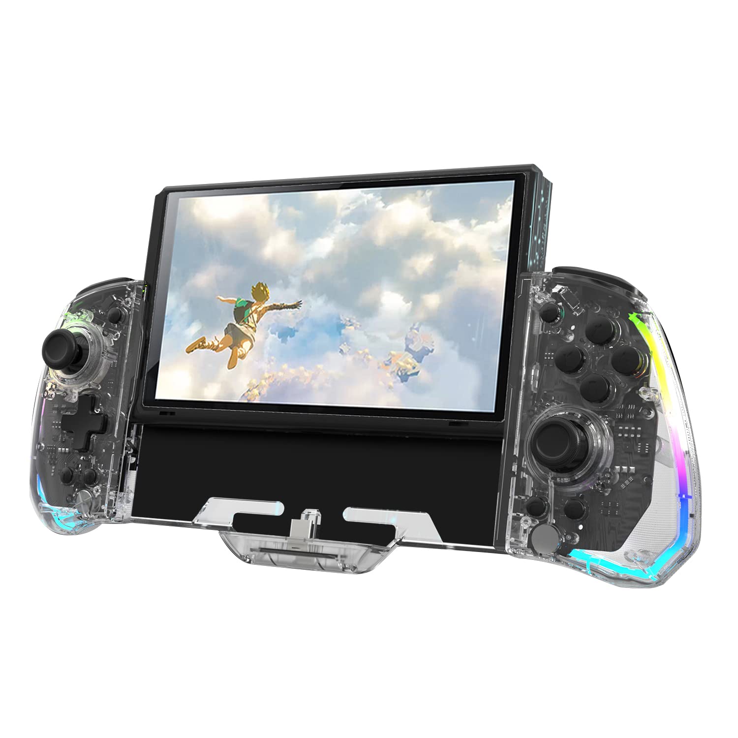 Amazon.co.jp: switch 携帯モード専用コントローラー 一体式