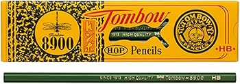 Amazon | トンボ(Tombow) 鉛筆 8900 HB 1ダース 8900-HB | 鉛筆