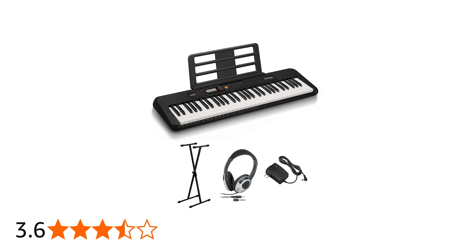 Amazon | CASIO CT-S200 BK スタンド・ヘッドホンセット 61鍵盤