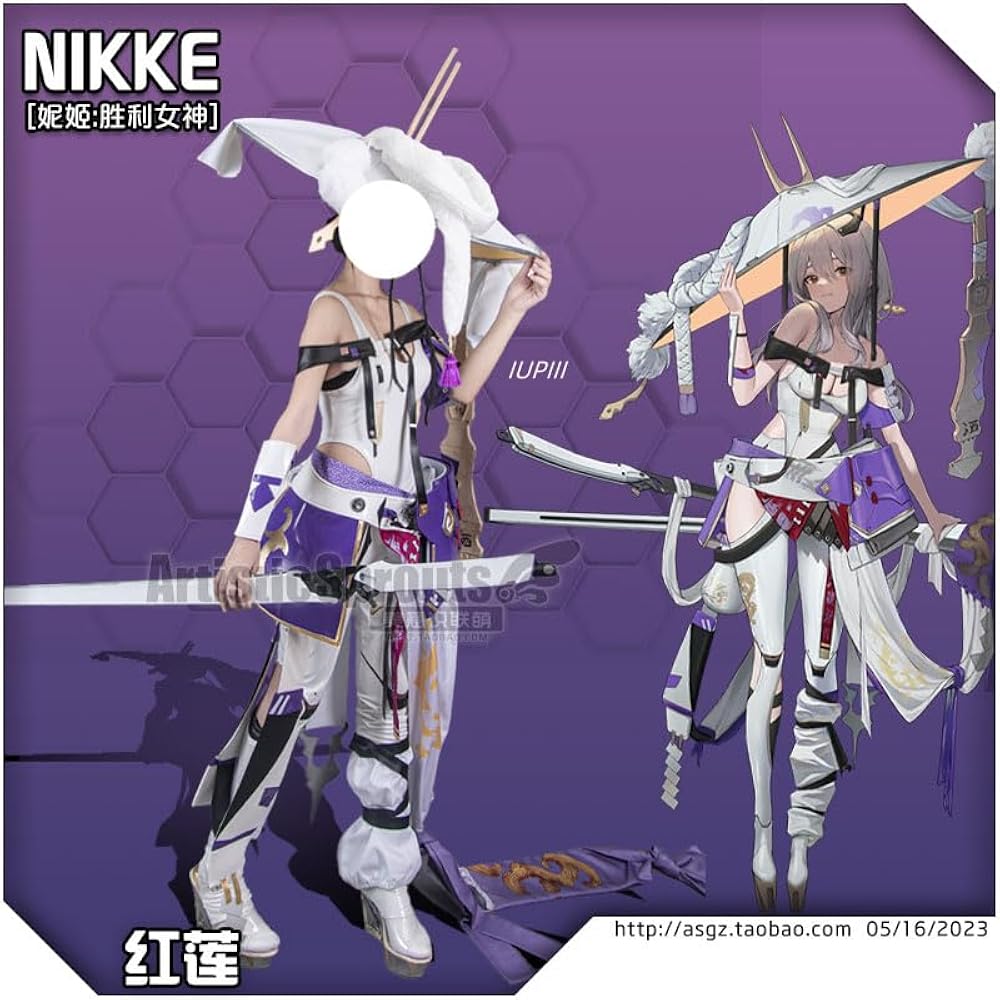 Amazon.co.jp: [TTY] 勝利の女神：NIKKE 紅蓮 コスプレ衣装 （ウィッグ