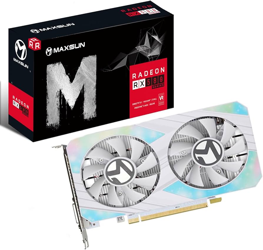 Amazon.com: maxsun AMD Radeon RX 580 8GB 2048SP GDDR5 Computer