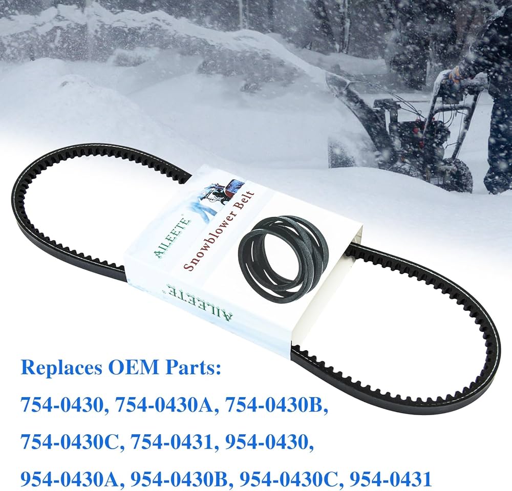 Amazon.com : AILEETE 954-0430C Auger Belt 3/8