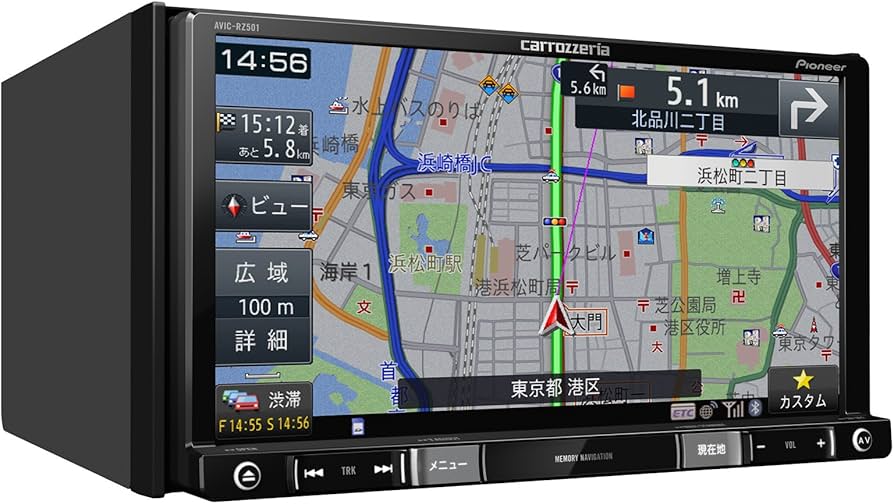 Amazon | Pioneer カーナビ AVIC-RZ501 7インチ 2D(180mm) 楽ナビ