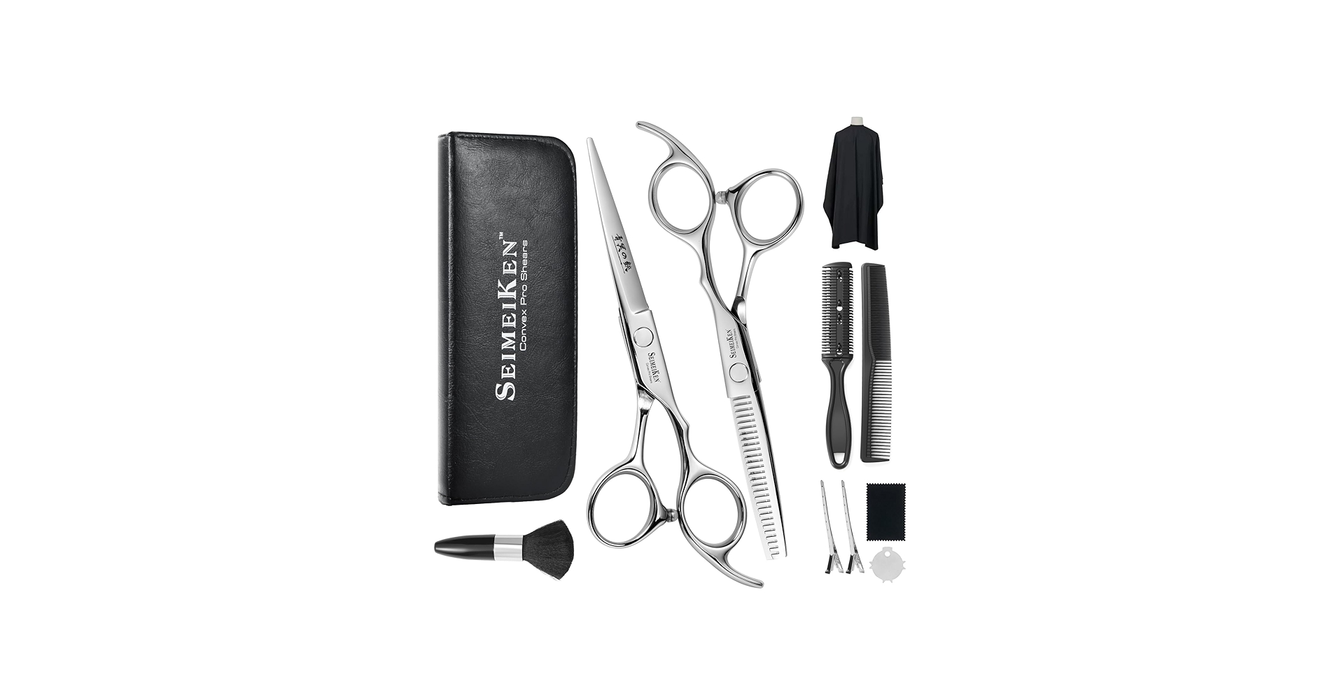 Amazon.com : SEIMEIKEN Hair Cutting Scissors Kit – 10PCS