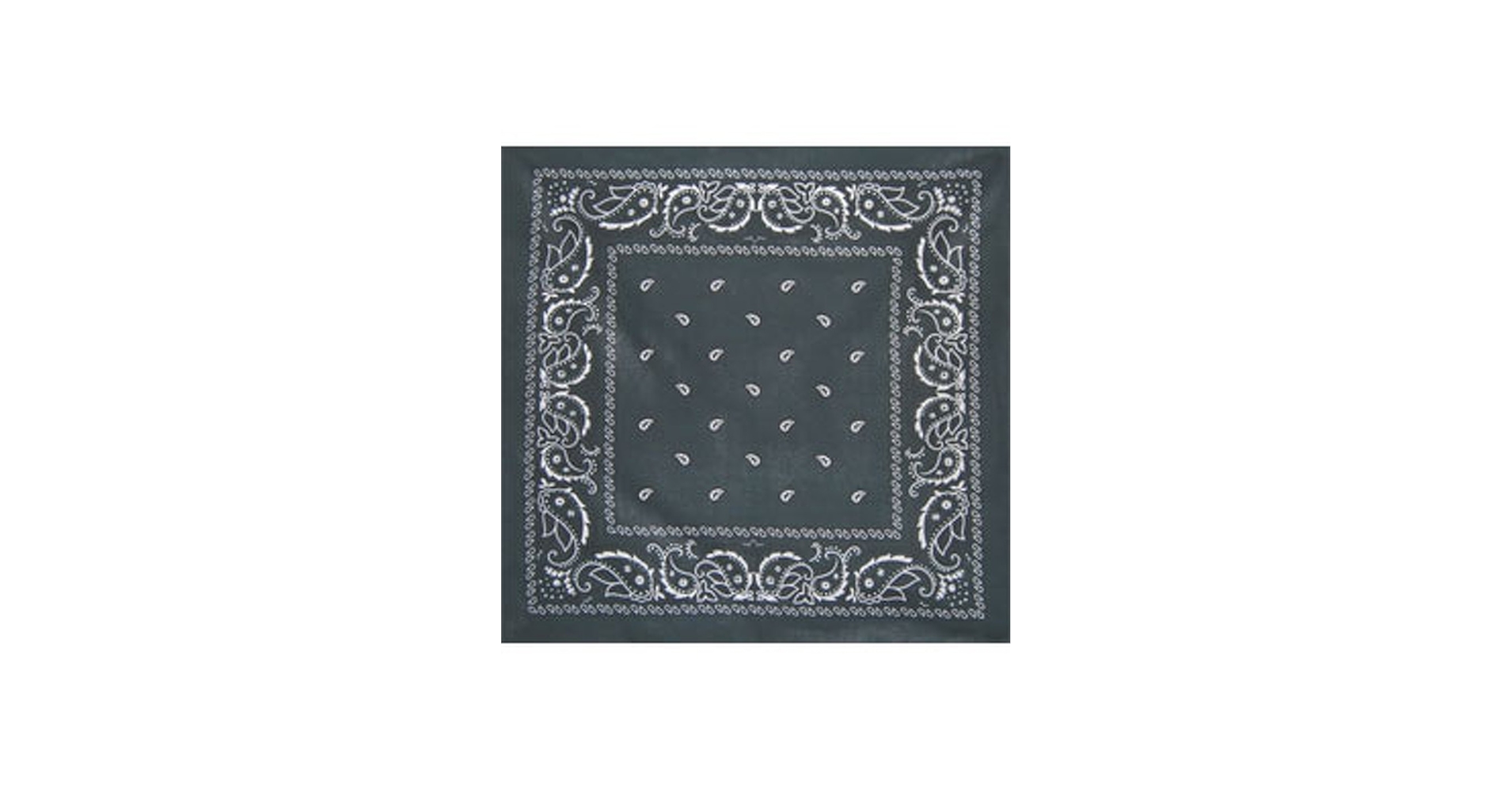 Grey Bandanna - Paisley : Amazon.co.uk: Fashion