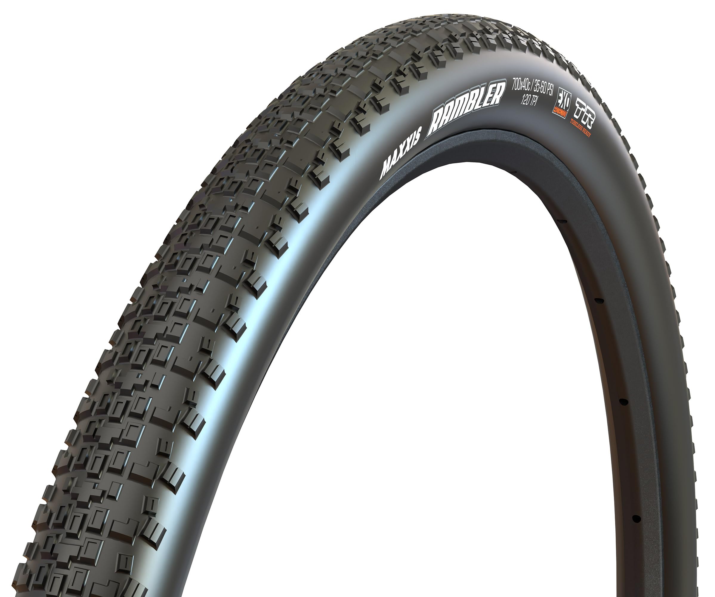 Maxxis Rambler, 700X40C, 120TPI, EXO/TR, Nero : Amazon.it: Sport e