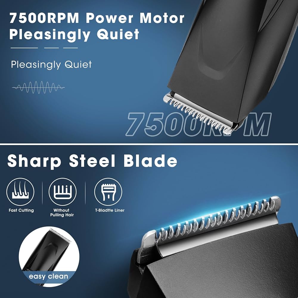 Amazon.com: Lanumi Beard Trimmer Body Hair Trimmer Set 4 in 1