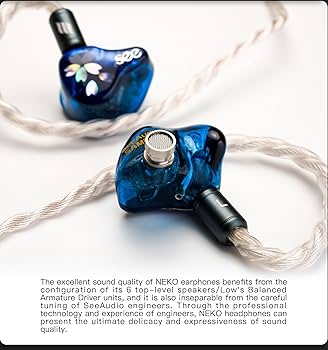 Amazon.co.jp: HiFiGo SeeAudio Neko 6BA インイヤーモニター、6
