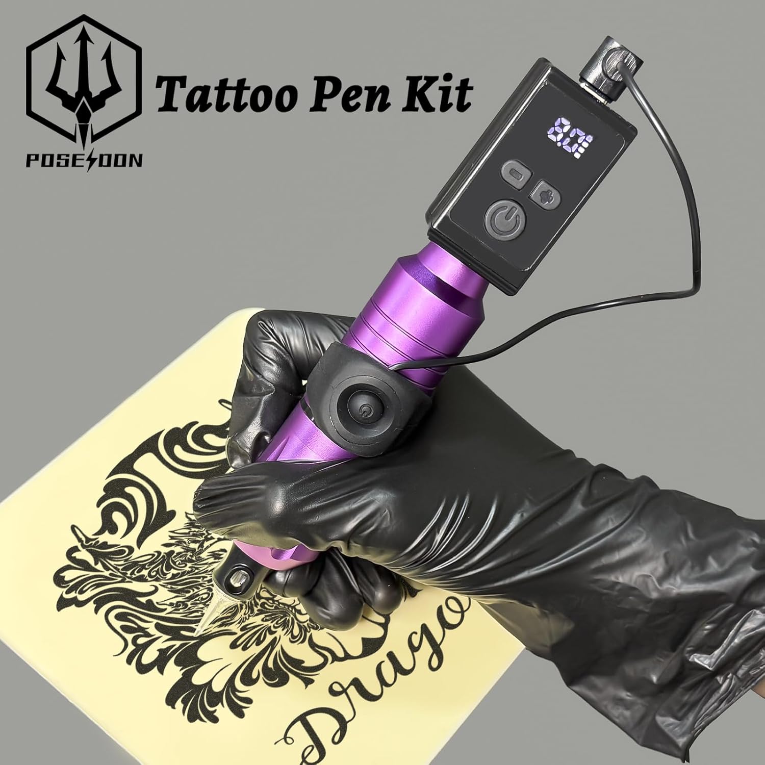 POSEIDON ワイヤレスロータリータトゥーマシンキット PTK201 ユーザー