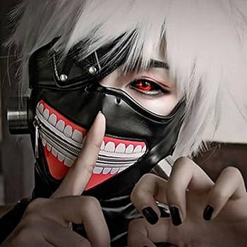 Amazon.co.jp: 東京喰種 トーキョーグール 金木研 マスク 3D PUレザー