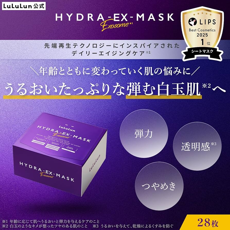 Amazon.co.jp: LuLuLun ルルルン ハイドラEXマスク 28枚入り パック