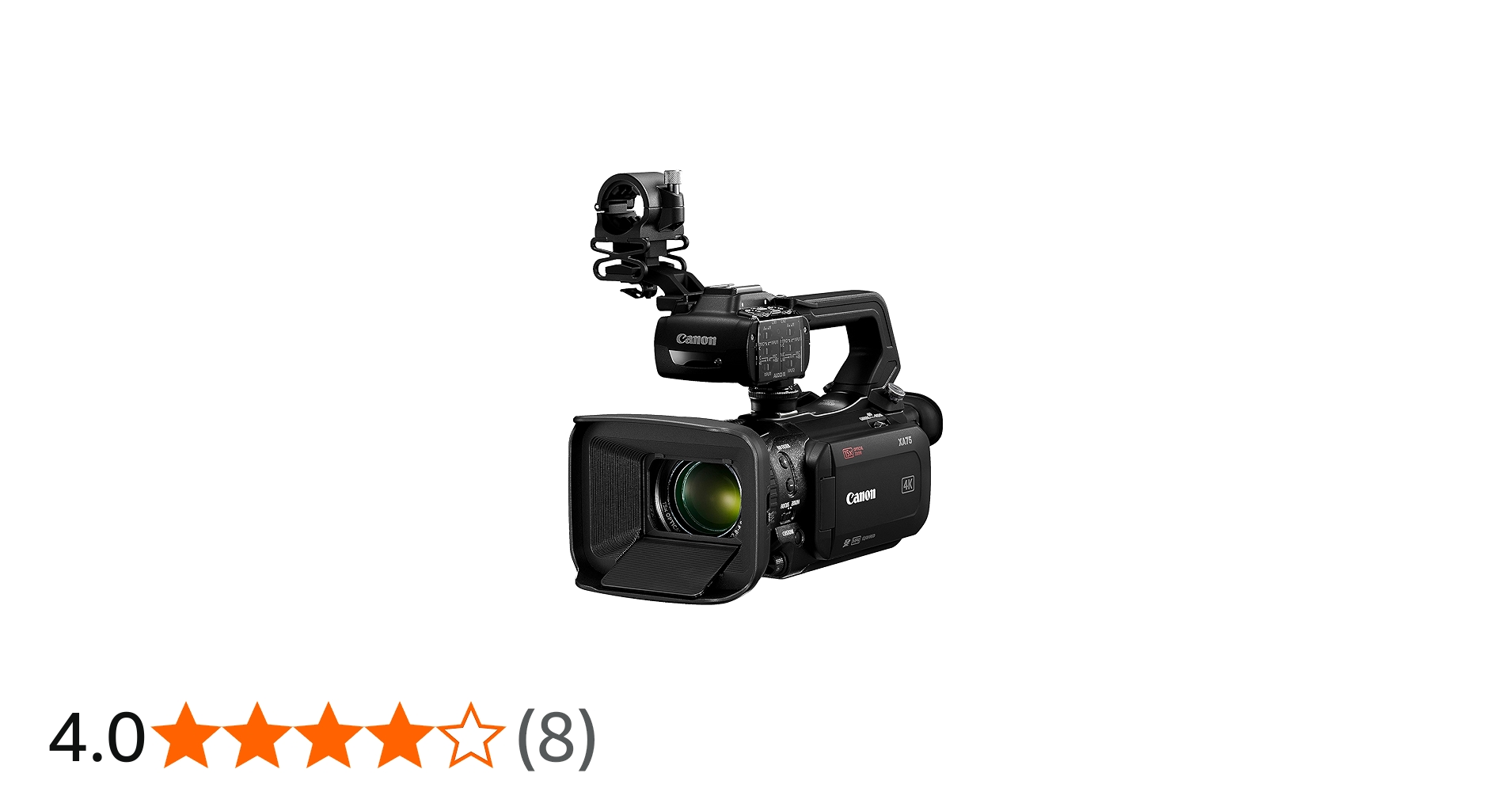 Amazon | Canon キヤノン XA75 Pro ビデオカメラ 1インチ 4K UHD CMOS