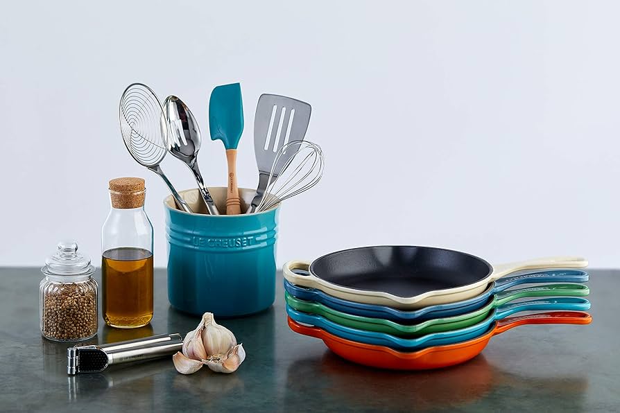 Amazon.com: Le Creuset Enameled Cast Iron Signature Iron Handle