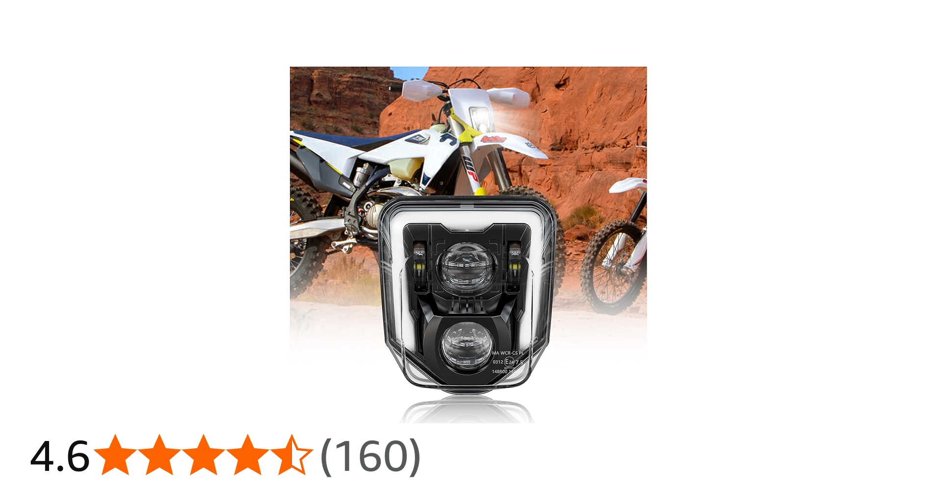 Amazon | XPCTD ダートバイク ヘッドライト 3200LM LED モトクロス