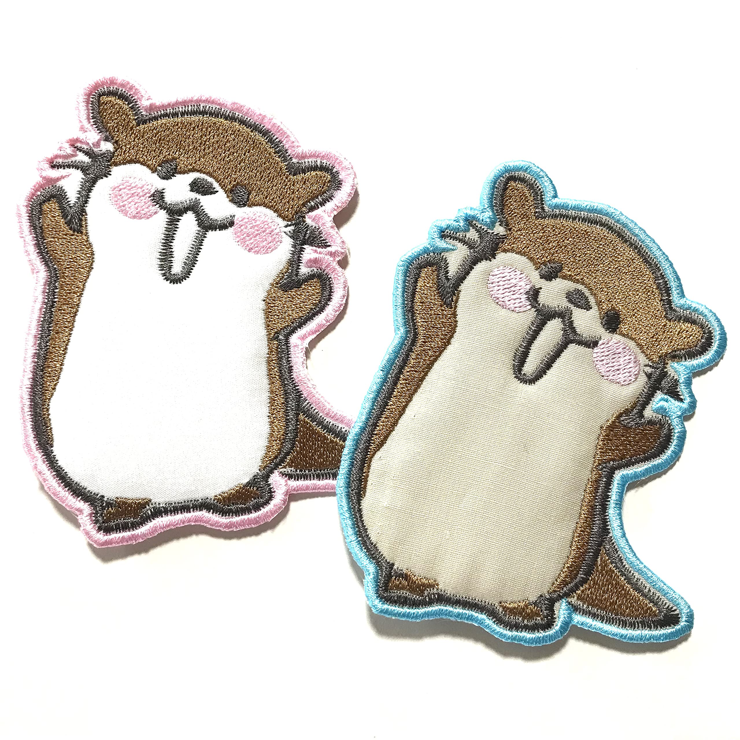 Amazon.co.jp: 【 かわうそちゃん 】 お名前 ワッペン 刺繍 かわいい