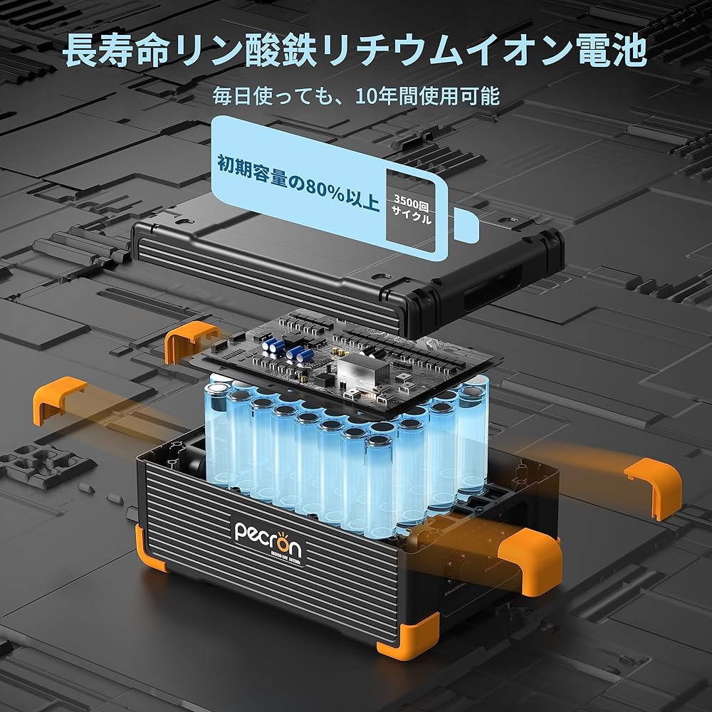 Amazon.co.jp: PECRON ポータブル電源 EB3000-24V 拡張バッテリー